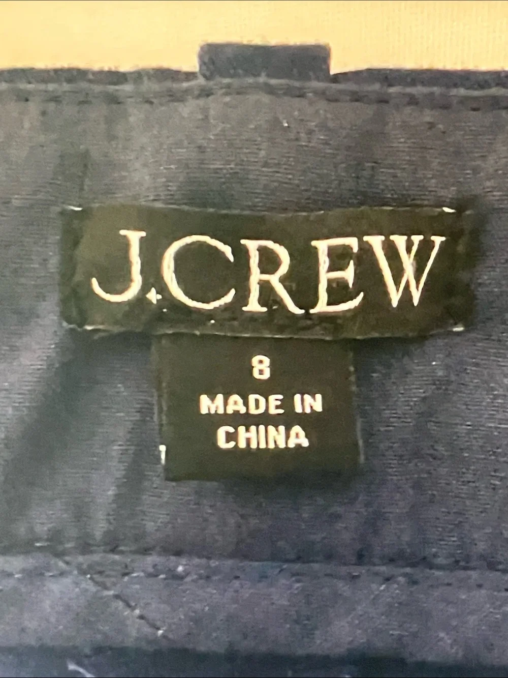 J. Crew Navy Wide-Leg Pants with Pearl Dot Details